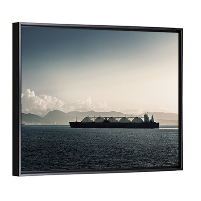 Lng Tanker at Sea Wall Art