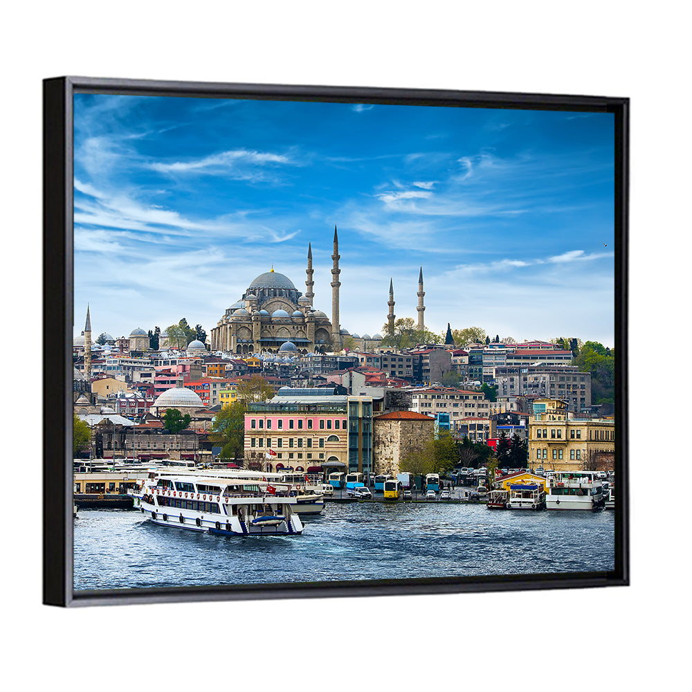 Süleymaniye Mosque Over Golden Horn Wall Art