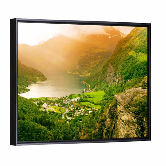Geirangerfjord Golden Hour Wall Art