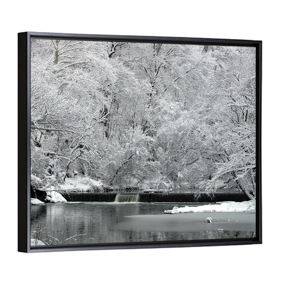 Fairmount Park Winter Spillway Wall Art