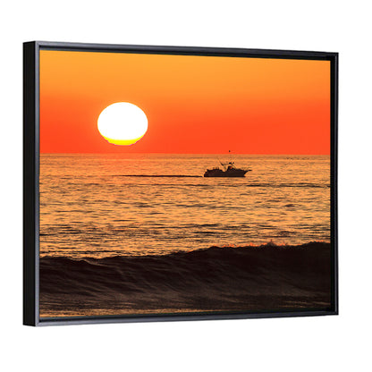 Oceanside Beach California Sunset Wall Art