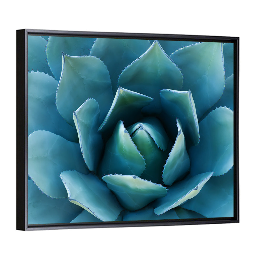 Spiral Agave Macro Wall Art