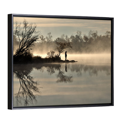 Centennial Lake Mist Wall Art
