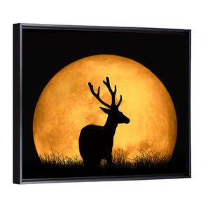 Deer & Moon Wall Art