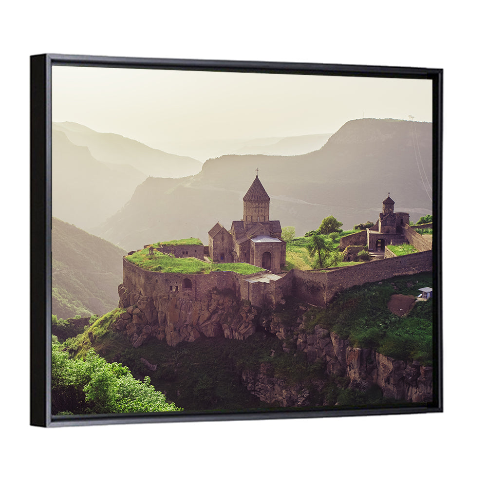 Tatev Monastery at Golden Hour Wall Art