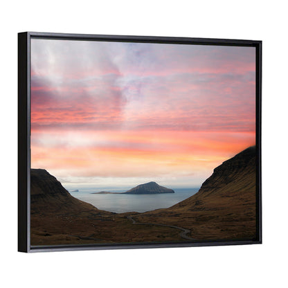 Klakkur Dusk Over Kalsoy Wall Art