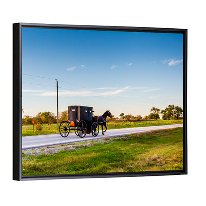 Amish Horse and Buggy, Oklahoma Wall Art