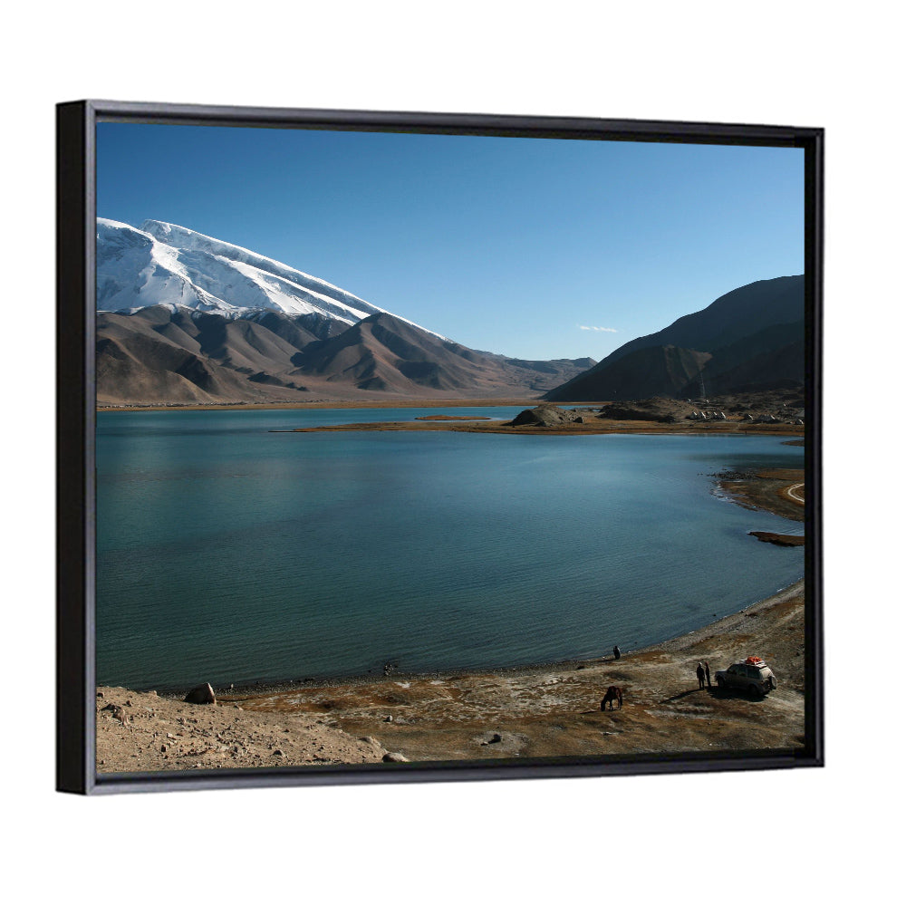 Muztahgata And Kara Kul Lake Wall Art