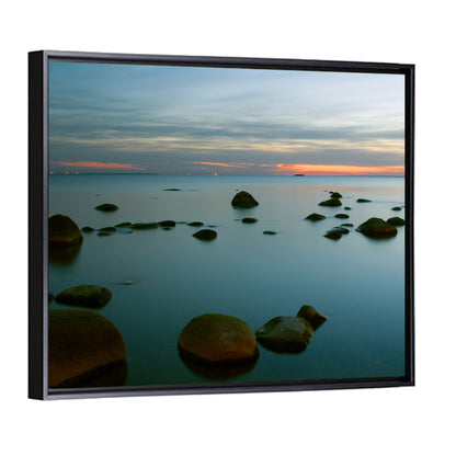 Baltic Sea at Twilight Wall Art