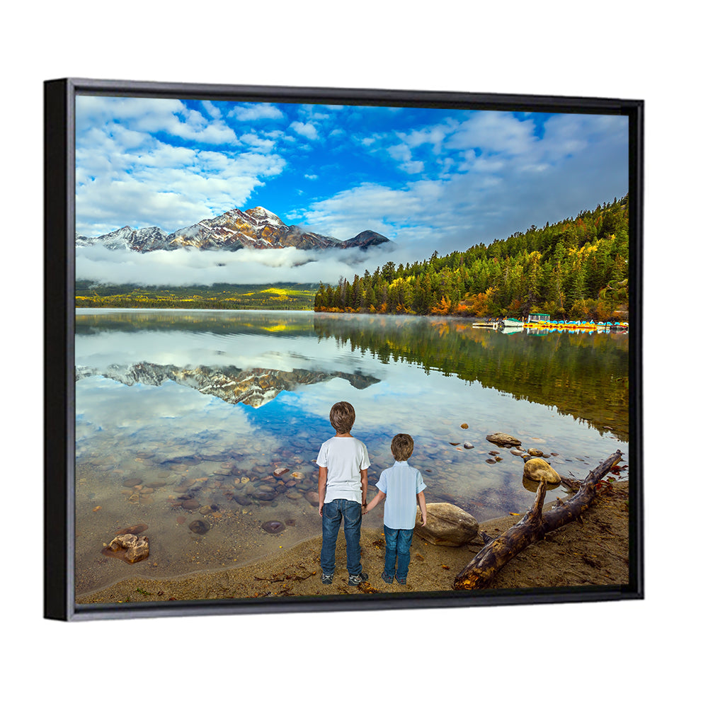 Pyramid Lake Reflection Wall Art