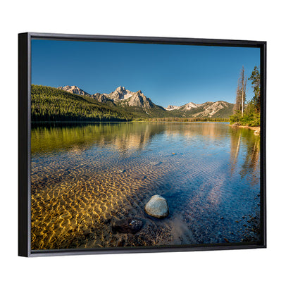Morning Light at Stanley Lake Wall Art