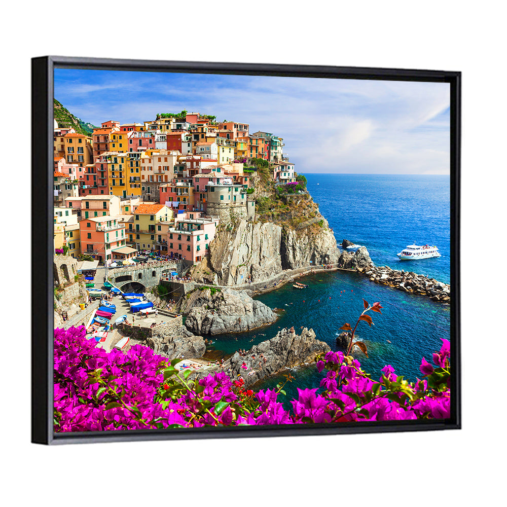 Manarola Cliffside Village Wall Art
