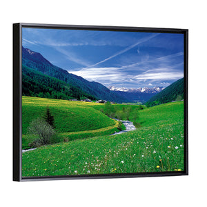 Mountains & Floral Meadows Wall Art