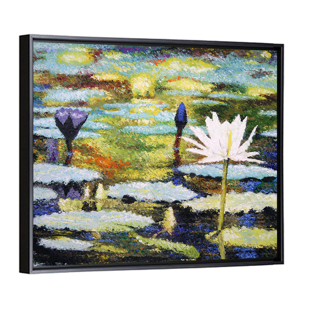 Impressionist Water Lilies Study Wall Art