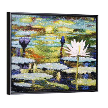 Impressionist Water Lilies Study Wall Art