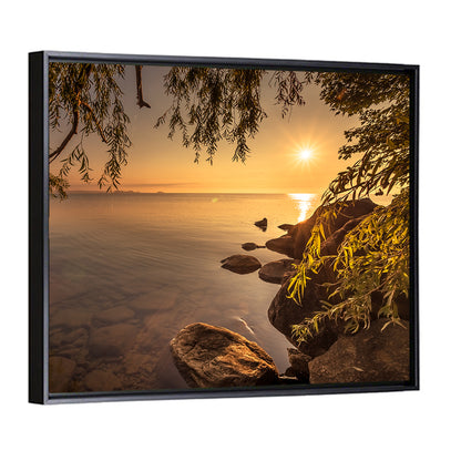 Simcoe Lake Golden Hour Wall Art