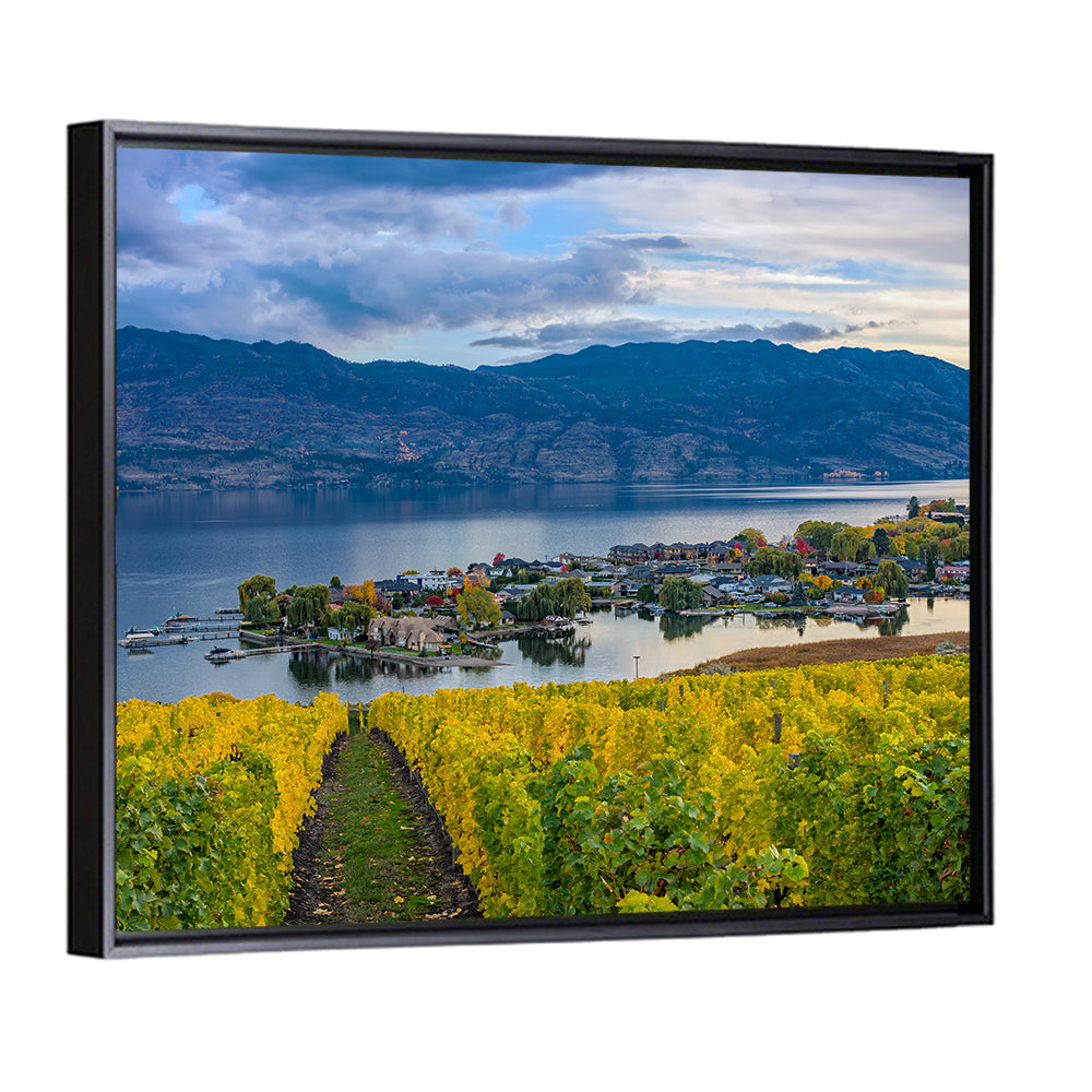 Okanagan Lake Vineyard, Kelowna Wall Art