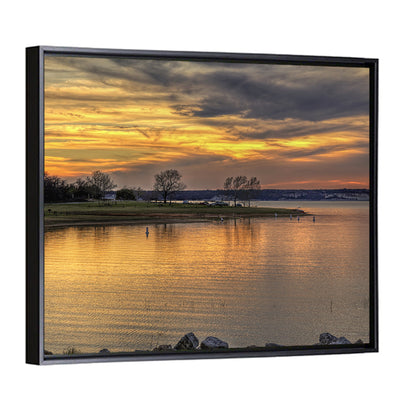 Lake Whitney Sunset Wall Art