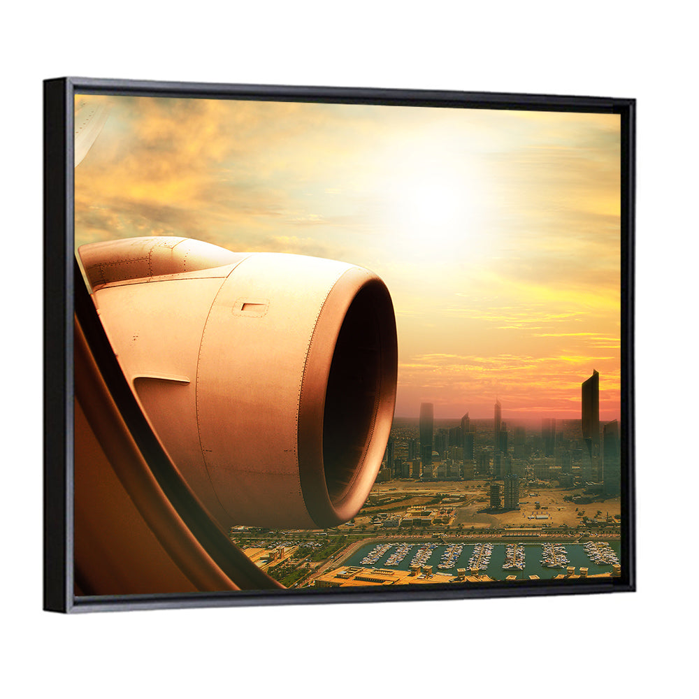 Kuwait City at Golden Hour Wall Art
