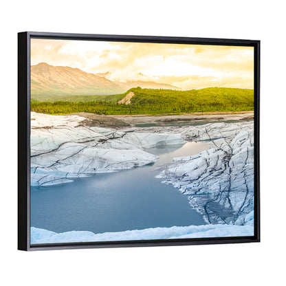 Matanuska Glacier at Sunset Wall Art