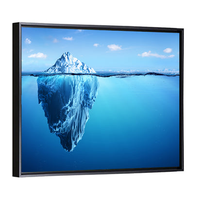 Split-level Iceberg Wall Art
