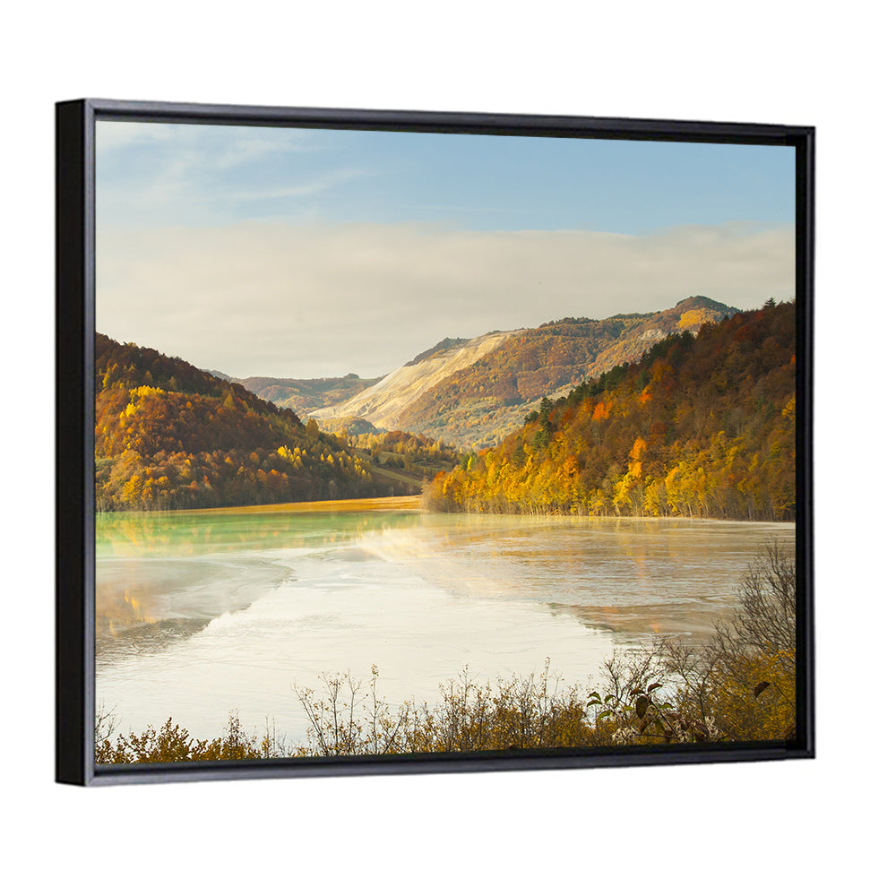 Bright Green Tailings Lake Wall Art
