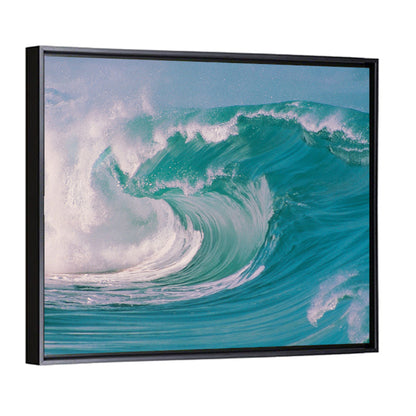 Breaking Barrel Wave Wall Art