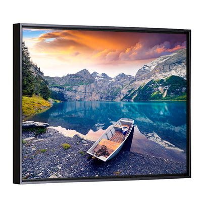 Oeschinensee at Sunset Wall Art