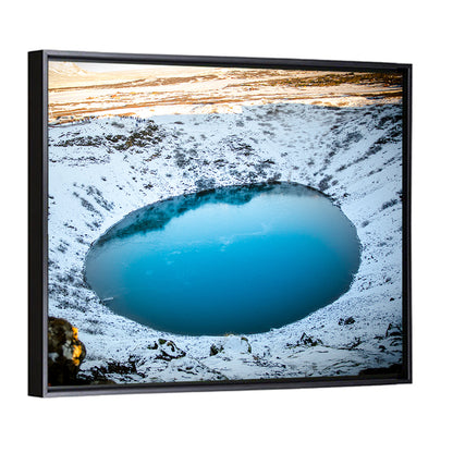 Kerid Crater Lake Wall Art