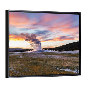 Old Faithful Cone Geyser Wall Art