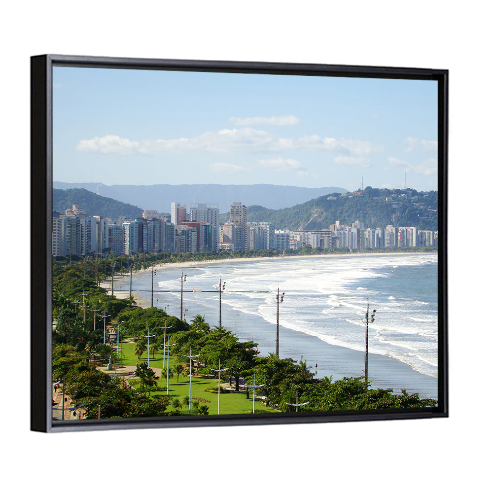 Santos Beach Promenade Wall Art