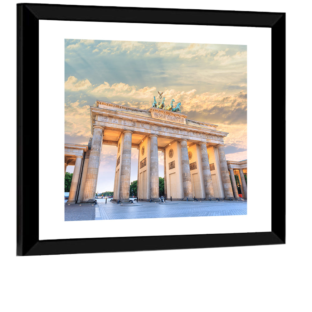 Brandenburg Gate at Sunset Wall Art