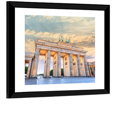 Brandenburg Gate at Sunset Wall Art