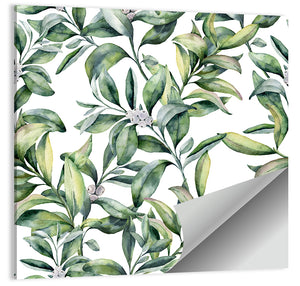 Snowberry Leaves Wall Art