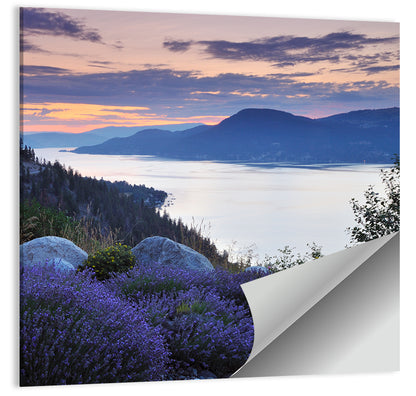 Okanagan Lavender Lake Wall Art