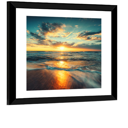 Cloudscape Over Beach Wall Art