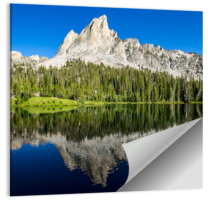 Sawtooth Peaks at Alice Lake Wall Art