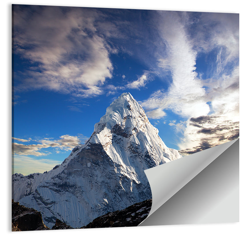 Ama Dablam at Golden Dusk Wall Art