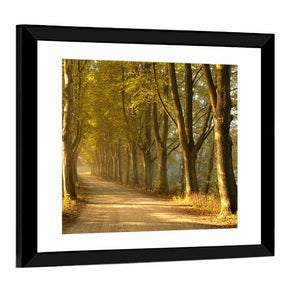 Countryside Road in Autumn Wall Art