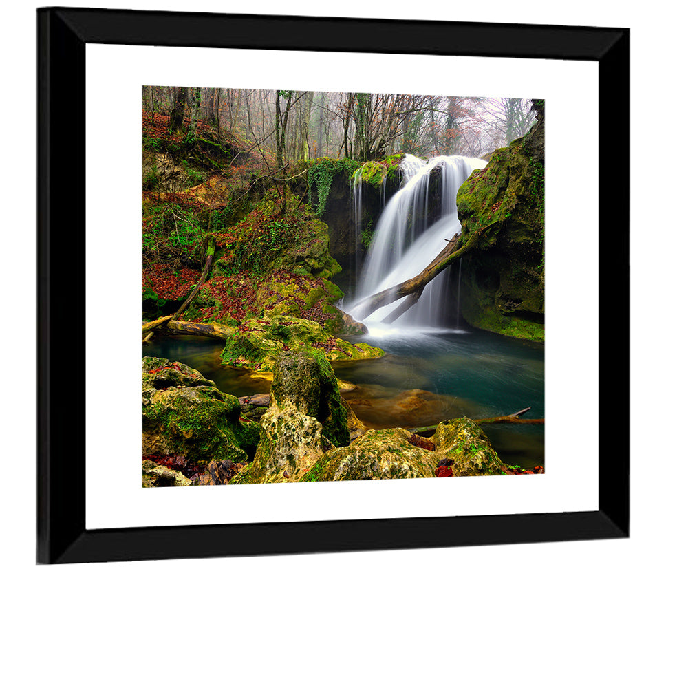 Cheile Nerei Park Waterfall Wall Art