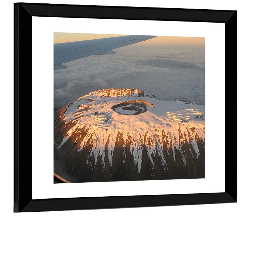 Mount Kilimanjaro Sunset Wall Art