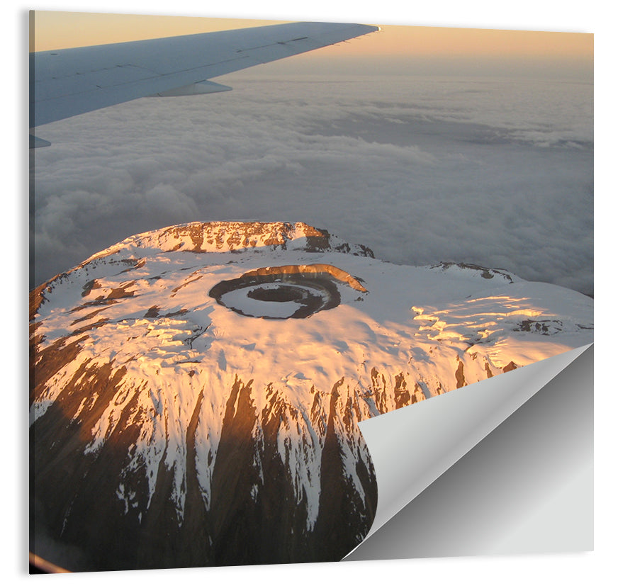 Mount Kilimanjaro Sunset Wall Art