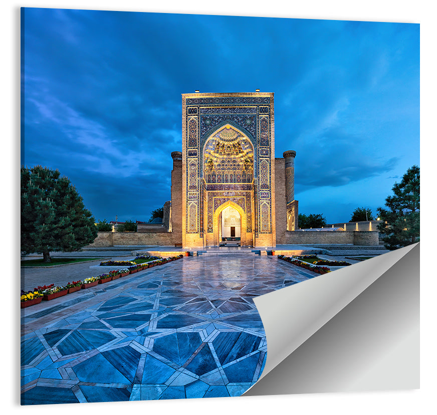 Gur-e-amir Twilight Entrance Wall Art