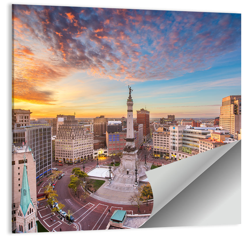 Indianapolis Monument Circle Wall Art