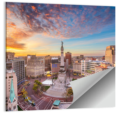 Indianapolis Monument Circle Wall Art