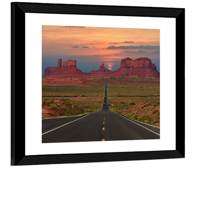 Tribal Park Monument Valley Sunset Wall Art
