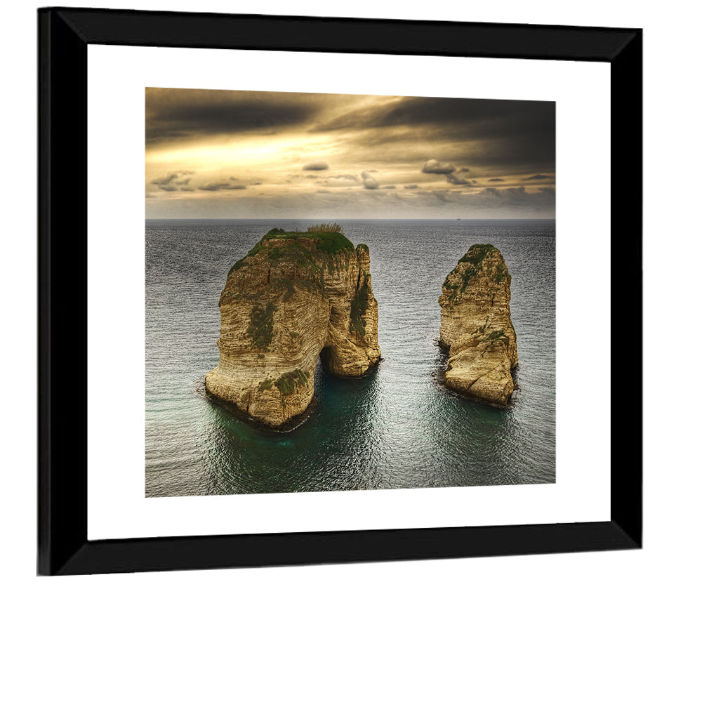 Pigeon Rocks, Raouché Wall Art