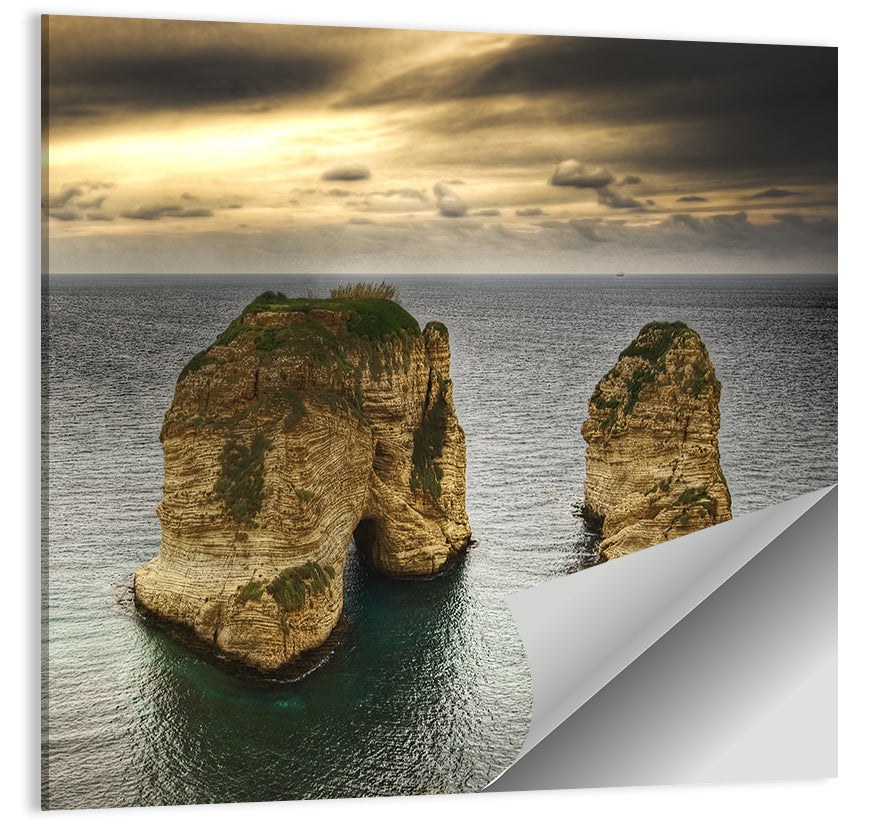 Pigeon Rocks, Raouché Wall Art