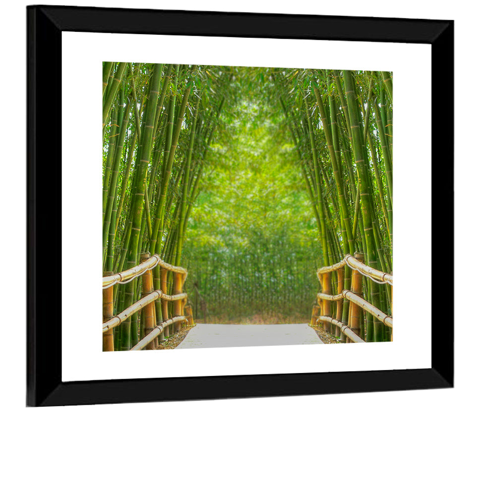 Bamboo Alley Wall Art