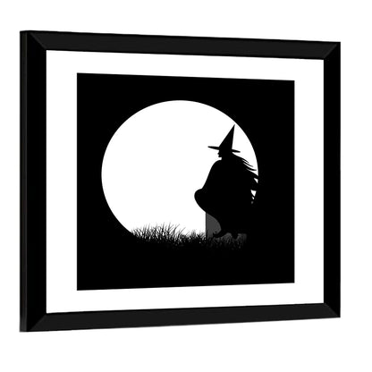 Black Death Illustration Wall Art